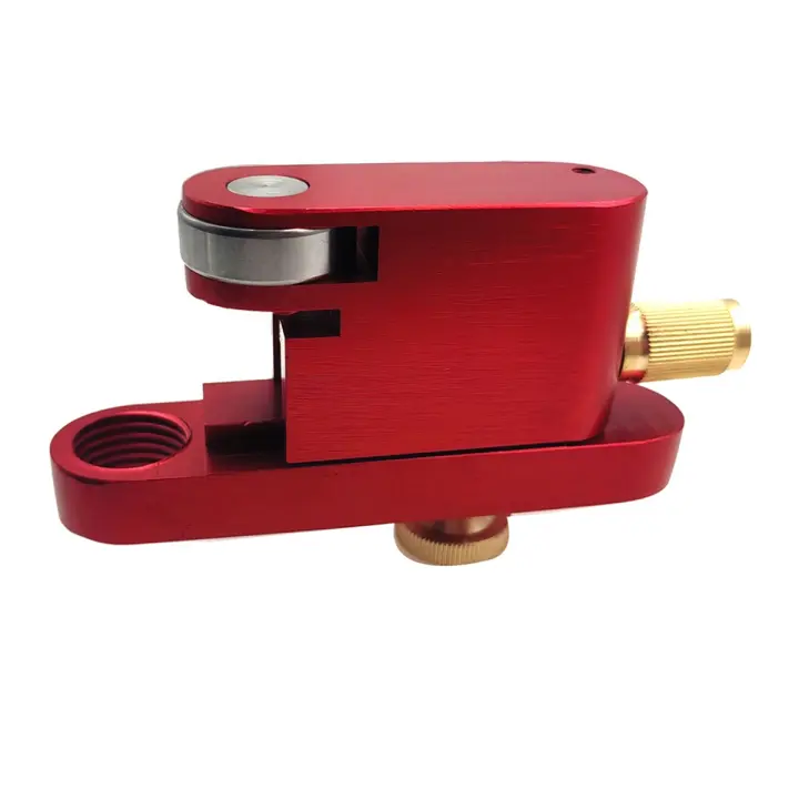 Violin Purfling Groover Jig violín Edge Soundhole Router Guide Tool, fabricación de violín Luthier Tool Red - 1