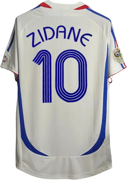 Camiseta de Fútbol Retro Zidane 2006 Manga Corta Versión para Fanáticos Deportes y Exteriores - 1