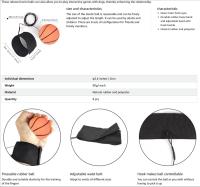 Bola de muñeca de rebote, bolas de retorno en cuerda elástica, Bola de rebote de muñeca, entrenamiento de coordinación ocular de mano, Bola de banda de muñeca - details 1