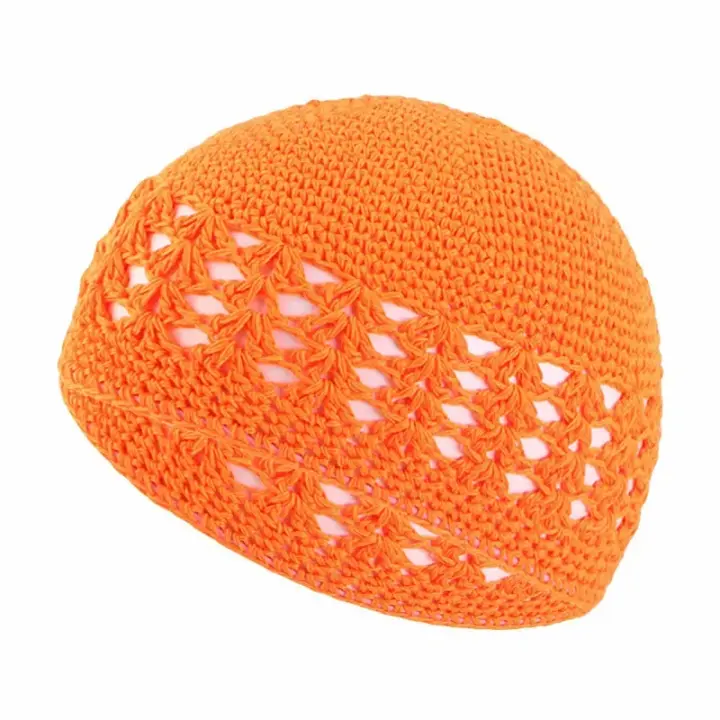 Gorro de Malla de Cuerda Pañuelo de Noche para Hombres y Mujeres Gorro Kufi Musulmano - 1