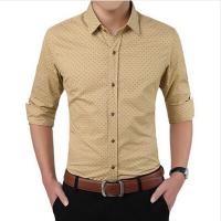 Camisa Casual a Cuadros para Hombres de Marca Nueva Moda Otoño Ajustada Manga Larga Algodón Talla Grande M-5XL - details 6