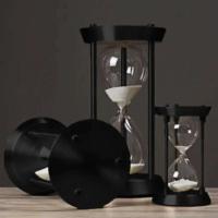 Reloj de Horas de Vidrio Hecho a Mano Retro Europeo Temporizador Clásico de Metal con Arena Creativa Decoración de Escritorio Regalo - details 7