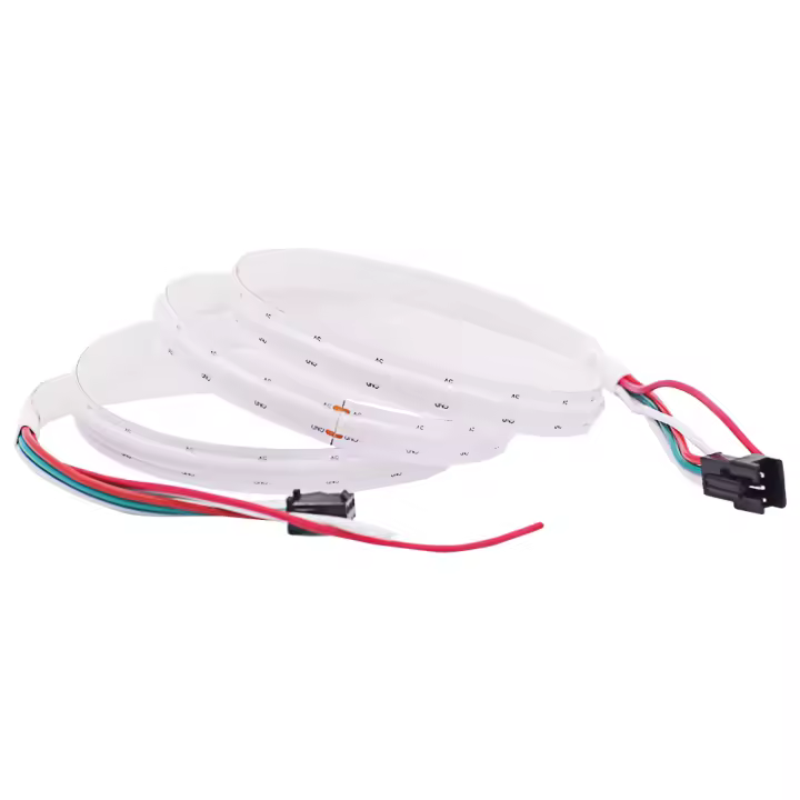 Tira de Luz LED Flexible WS2812B RGB Full Dream Color 332Pixels/m de XUNATA para Decoración de Habitación Luz Inteligente COB FOV DC 5V - 1