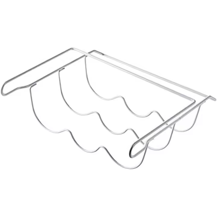 Estantes de cocina montados en la pared, soporte para botellas de vino, estante de Metal para refrigerador o estante (sostiene hasta 3 botellas) - 1