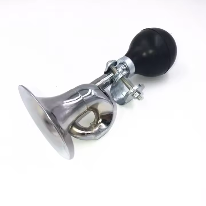 Trompeta no electrónica para bicicleta, bocina de alta calidad, accesorios duraderos, estilo Retro Vintage, 18Cm - 1