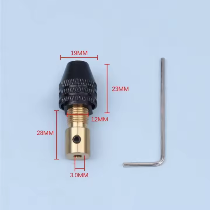 Set de Broca Eléctrica Mini Universal Herramienta de Fijación de Collet para Taladro Eléctrico de Micro Tamaño - 1