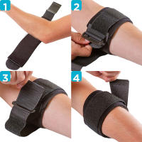 Soporte de Codo de Tenis Correa de Muñeca para Tendinitis y Codo de Golf - details 4