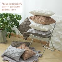 Funda de Almohada de Ratán Geométrico de 3D Tamaños de 4 Cálida para Otoño-Invierno - details 8