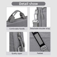 Funda para portátil de 14 y 15.6 pulgadas, estuche para Macbook Air Pro, tableta, impermeable, portátil, bolsa de transporte de viaje, bolso para computadora - details 9
