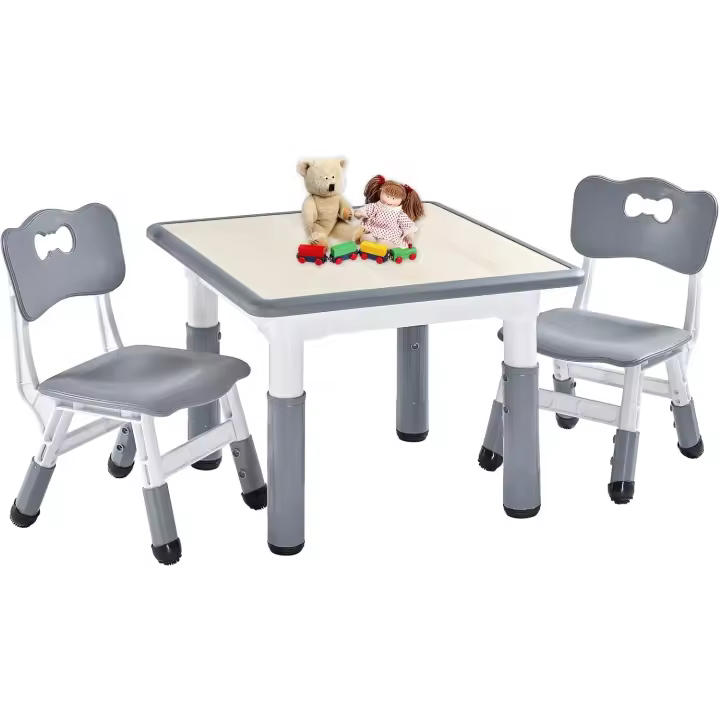 Silla Infantil Ajustable de Altura Fácil de Limpiar para Niños de 3 a 8 Años - 1
