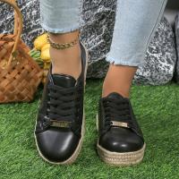 zapatos planos de moda para mujer con cordones - details 5