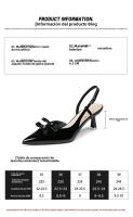 Arco correa delgada cabeza puntiaguda tacón alto solo zapatos nova bolsa de moda cabeza vacía tacón delgado solo zapatos mujeres - details 0