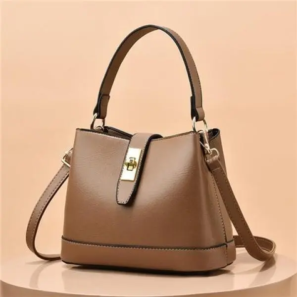 Bolso tipo cubo portátil para mujer, bandolera de hombro de gran capacidad con nicho de textura nueva, 2024 - 1