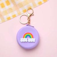 Nueva cartera monedero de silicona con forma redonda de animales de dibujos animados para mujer, llavero de regalo para niños - details 10