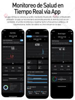 Anillo inteligente, frecuencia cardíaca/oxígeno en sangre/monitoreo del sueño, anillo de seguimiento de calorías con contador de pasos, duración de batería de 7 días, resistente al agua compatible con iOS y Android - details 14