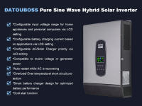 Inversor Híbrido DATOUBOSS 6200 W 48 V Puro Sine Soporta Operación sin Batería - details 4