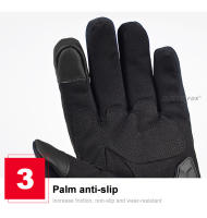 SUOMY-Guantes Térmicos impermeables para hombre y mujer, manoplas de invierno para Motocross, resistentes al viento, WP-06, 100% - details 14