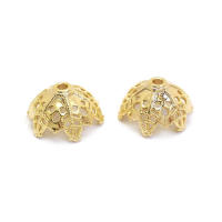 Tapas de Abalorios de Brasso Dorado 18K de Alta Calidad Accesorios de Joyería DIY para Collares y Pendientes - details 20