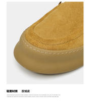 Nuevos zapatos altos de piel para hombre, botas de herramientas con plataforma informal, tendencia retro, pareja - details 4
