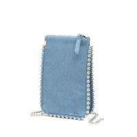 Bolso de mano con cuentas para mujer, bolso bandolera con cadena, bolso esmerilado para teléfono móvil, bolso con cremallera para mujer - details 7