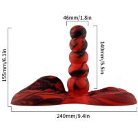 2in1 clitoris vagina doble estimulador g punto vibrador dildo masajero anal-vibración gay hombre mujeres masturbador juguetes sexuales productos - details 5