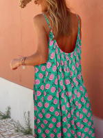 Vestido Boho Largo sin Mangas Vestido de Playa Bohemio para Mujer en Verano - details 12