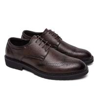 Novedades 2021: parte superior de piel de vaca, suela de goma antideslizante, vestido no irritante, zapatos de cuero de oficina para hombre - details 11