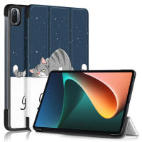 Funda de cuero en pulgadas, tapa dura con triple soporte, para Xiaomi Mi Pad 5 Pro, tableta - details 22