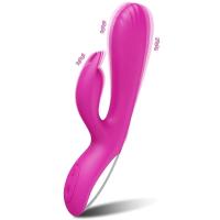 Leten-vibrador de conejo fuerte, consolador de punto G, juguete sexual para adultos para mujer, masajeador de vagina de silicona suave, estimulador de clítoris vaginal recargable - details 0