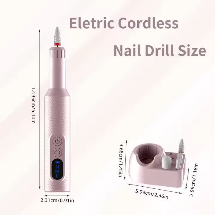 Máquina pulidora de uñas eléctrica inalámbrica, portátil, profesional, manicura - 1