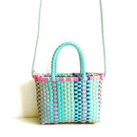 Productos al por mayor diseñados cesta tejida de paja bolso de playa hecho a mano pequeño bolso bandolera para verano - details 8