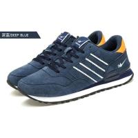 Zapatos deportivos versátiles de cuero genuino transpirables de doble estrella para primavera y otoño, cómodos zapatos planos de moda para correr - details 33