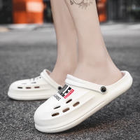 Zuecos de jardín para hombre, sandalias negras para exteriores, zapatillas de playa - details 15
