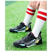 Zapatos de fútbol con tacos de marca para niños, botas de fútbol cómodas, zapatillas de fútbol sala juveniles para niños y niñas, zapatos de entrenamiento atléticos - details 10