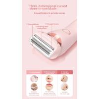 Maquinillas de afeitar eléctricas para mujer, recortador de Bikini 2 en 1, afeitadoras faciales, depilación para axilas, piernas, recortador corporal para mujer, resistente al agua IPX7 - details 0