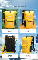Mochila Deportiva al Aire Libre Impermeable PVC de 25L Secado Rápido Ideal para Acampar, Escalar, Nadar Bolsas de Viaje para Hombres - details 3