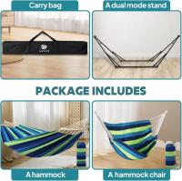 Hamaca y Silla de Algodón Anyoo Portátil Soporte Plegable para Uso Interior y Exterior - details 23