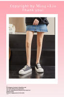 Zapatos blancos de piel de cerdo Wulacao Suela gruesa, estilo casual, deportivo para mujer - details 17
