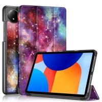 Funda de cuero con triple soporte magnético para Redmi Pad SE 8.7, funda rígida inteligente para tableta, 8.7 pulgadas, 2024 - details 12