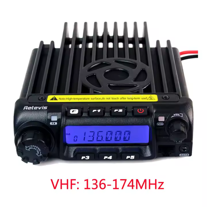 Radio Móvil Retevis RT-9000D Transmisor de Dos Vías 66-88MHz o 136-174MHz o 220-260MHz o 400-490MHz - 1