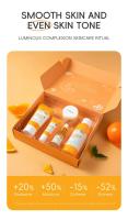Set de regalo para el cuidado de la piel para niñas adolescentes, juego de cuidado de la piel con vitamina C, kit de tamaño de viaje para limpieza y cuidado suave de la piel de 5 piezas, cuidado de la piel para adolescentes de 10 a 12 años, juego de cuida - details 4