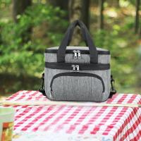 Bolsa de Almuerzo Térmica Portátil con Doble Aislamiento Bolsa Aislante Térmica Impermeable para Picnic con Correa Ajustable - details 15