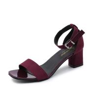 Sandalias de moda de verano 2025 para mujer Sandalias de tacón medio alto para exteriores - details 1