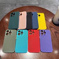 Fundas de Protección Transpirables de Malla de Lujo para Verano con Diseño de Bloques de Colores y Antigolpes para iPhone 15, 14, 13, 12, 11 Pro Max y 15 Plus - Accesorio para Teléfono - details 5
