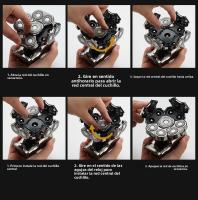 Maquinilla de Afeitar Eléctrica Multifuncional 9D Transfronteriza para Hombres Cuchillo de Barba - details 1