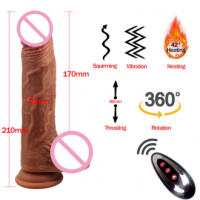 Pene eléctrico masturbador oscilante telescópico producto sexual femenino para adultos - details 2