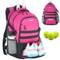 Tennis Bag Backpack 2 Rackets with Ventilated Shoe Compartment,for Pickleball,Basketball, Badminton, Soccer,men and women professional badminton racket bag large capacity multi-function shoe bag separated - details 9
