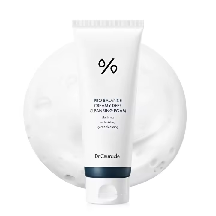 Hot Dr.Ceuracle Pro Espuma de limpieza profunda cremosa (150 ml / 5,07 fl. oz.) - Limpiador facial hidratante diario coreano con 6 probióticos para - 1