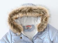 Manténgase abrigado y parece con estilo: chaqueta térmica con capucha para niña con acolchado alternativo de plumón para invierno - details 33