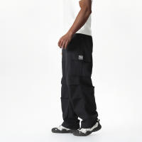 Pantalones de trabajo de marca de moda de verano para hombres, pantalones largos informales ajustados y sueltos de estilo coreano - details 7